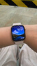 Apple/蘋果 Watch Series 10 智能手表GPS款42毫米玫瑰金色鋁金屬表殼淡桃粉色運動型表帶M/L MX1V3CH/B 曬單實拍圖