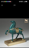 銅師傅 《馬到成功》客廳 桌面 銅馬擺件 家居裝飾工藝品 馬到成功（吉祥青） 曬單實拍圖