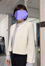 朗姿三醋酸小香風2025年夏季新款法式氣質(zhì)高級感黑色短款外套上衣 米白色 L 曬單實拍圖
