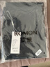 羅蒙（ROMON）休閑褲男士夏季寬松運(yùn)動(dòng)直筒褲冰絲感彈力九分褲子男裝718黑色L 曬單實(shí)拍圖