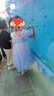 迪士尼艾莎女童公主裙連衣裙子女童夏裝夏季2025新款新品連衣裙童裝 曬單實(shí)拍圖