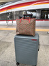 新秀麗（Samsonite）拉桿箱大容量行李箱男女旅行箱 萬向輪登機(jī)箱時尚抗壓 密碼箱 HG0 HG0-石坂綠 25英寸 【需托運(yùn) 適合1-2周旅行】 曬單實(shí)拍圖