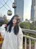 魯雅爾可愛小貓耳朵連帽開衫衛(wèi)衣女春秋季新款狗爪印花韓系慵懶風外套潮 白色 L 曬單實拍圖