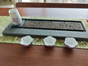 天然烏金石茶盤(pán)家用簡(jiǎn)約日式干泡功夫茶具茶臺托盤(pán)火山巖石材小型 60*20*3CM（干濕兩用）帶排水孔 曬單實(shí)拍圖