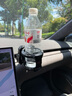 YAC日本YAC車載水杯架汽車出風(fēng)口飲料架杯托煙缸固定支架車載置物架 PF-365 軍灰色 曬單實拍圖