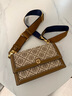 湯麗柏琦（Tory Burch）T MONOGRAM迷你時(shí)尚老花經(jīng)典風(fēng)琴包手提單肩斜挎TB女包七夕禮物 81000-371榛子棕 （22*4*13.5） 曬單實(shí)拍圖