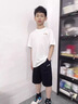 貴人鳥男童短褲T恤2025新款夏季薄款中大童運(yùn)動(dòng)褲子透氣兒童冰絲速干褲 【速干短褲】黑/G白硅膠K 130 【套裝優(yōu)惠9.9元】 曬單實(shí)拍圖