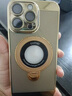耐度 【自帶鏡頭膜】適用于蘋(píng)果 iphone16/15/14promax手機(jī)殼網(wǎng)孔透氣散熱電鍍支架保護(hù)套超薄簡(jiǎn)約后殼 香檳金（支架款） 蘋(píng)果16   6.1英寸 曬單實(shí)拍圖