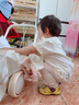 OAK FAMILY春季娃娃領(lǐng)女寶寶打底衫2025新品小女孩長(cháng)袖荷葉領(lǐng)上衣女童衣服 米白色 100 cm 曬單實(shí)拍圖