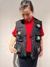 圖圖愛(ài)攝影馬甲定制工作服印logo導(dǎo)演記者馬夾劇組攝像廣告婚慶傳媒背心 黑色 3XL 建議（175-190斤） 曬單實(shí)拍圖