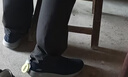 斯凱奇（Skechers）男鞋夏季2025新款網(wǎng)面一腳蹬穿脫輕便透氣軟底休閑鞋健步鞋老人鞋 54600-NVGY 42 曬單實(shí)拍圖