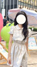 哥瑞美富家千金連衣裙女夏季可愛甜辣妹泡泡袖在逃公主裙法式收腰裙子新 圖片色 L 曬單實拍圖