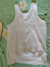 欣尚優(yōu)中老年女純棉背心媽媽無(wú)袖汗衫加大碼短款內衣背心純棉短跨欄修身 白+肉 4XL 150-170斤 曬單實(shí)拍圖