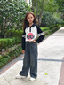 G.DUCKKIDS童裝女童褲子春秋季2025新款潮流闊腿褲兒童牛仔褲女大童高腰長褲 復古藍 160 尺碼13~14歲【150-160cm】 曬單實拍圖
