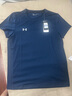 安德瑪（Under Armour）速干T恤新款夏季運動(dòng)短袖彈力休閑跑步健身訓練服圓領(lǐng)上衣 藏藍色速干款/506-408 XL (建議體重160-180斤） 曬單實(shí)拍圖