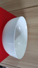 景德鎮(zhèn)（jdz）純白色骨瓷家用餐具陶瓷吃飯碗小米飯碗釉下彩大號湯碗吃面碗 (1只)6英寸奧碗面碗 曬單實拍圖