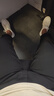 伯爵卓爾【垂感不易皺】通勤休閑褲男士直筒2025春秋新款易打理長(zhǎng)褲子男 森林黑 (直筒版) (三代,涼感吸濕) 32 曬單實(shí)拍圖