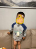 戴維貝拉男童長(cháng)褲套裝兒童運動(dòng)衛衣兩件套春秋裝寶寶衣服 曬單實(shí)拍圖