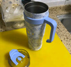 霸王茶姬（CHAGEE）冰霸杯保冷保溫杯吸管杯超大容量不銹鋼水杯子送伴手禮物青藍之交 曬單實拍圖
