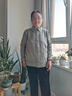 恒源祥中老年女裝秋冬媽媽毛衣長(zhǎng)袖圓領(lǐng)針織開(kāi)衫奶奶裝打底衫上衣服 桔色 L (建議85-100斤) 曬單實(shí)拍圖