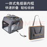 HUNTER德國(guó)進(jìn)口可折疊車載旅行狗箱貓包外出便攜寵物中大小型犬狗籠 車載旅行狗箱-鋁框 M【長(zhǎng)76*寬51*高48】 曬單實(shí)拍圖