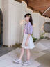 班尼路童裝女童裙子夏季兒童半身裙2025年新款洋氣學(xué)院風(fēng)短裙JK百褶裙 粉 BNL粉心兔寶寶QS 120 曬單實(shí)拍圖