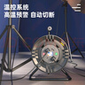 得力（deli）過熱保護(hù)電纜線盤工程接線盤電纜盤移動(dòng)卷線盤插座插排4位50m空盤 曬單實(shí)拍圖