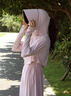 馬迪安彩色長(zhǎng)款防曬衣女夏季2025新款全身冰絲防紫外線透氣衫收腰外套服 藕粉色 【可拆黑膠大帽檐】 M 【建議80-120斤】 曬單實(shí)拍圖