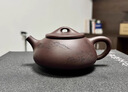 洛湘宜興紫砂壺純手工高端養(yǎng)生泡茶壺原礦紫砂茶壺家用功夫茶具鮑英制 210ml 刻繪款單壺 曬單實拍圖