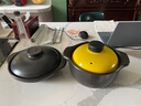 砂鍋煲家用燃氣灶耐高溫干燒不裂陶瓷鍋大容量煲湯小煲仔飯專用 適用3-4人 帶蓋 2.1L 曬單實拍圖