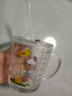 光多拉 兒童牛奶杯玻璃杯刻度奶粉吸管杯家用飲水杯寶寶沖泡奶粉喝奶杯 曬單實(shí)拍圖