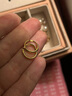 中銀鑫行黃金素圈耳環(huán)光面999足金圓形耳飾養(yǎng)耳純金黃金養(yǎng)耳洞 小號(hào)耳釘一對(duì)（克重多退少補(bǔ)） 約1g 曬單實(shí)拍圖