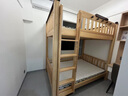 萊客軒（LAIKEXUAN）兒童實(shí)木床男女孩高低子母雙層上下鋪上下同寬135爬梯 曬單實(shí)拍圖
