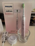 飛利浦（PHILIPS）電動(dòng)牙刷 生日七夕禮物 成人情侶款送男生/女友 10倍清除牙菌斑1支刷頭 鉆石9系Pro禮盒 曬單實(shí)拍圖