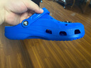 crocs卡駱馳貝雅洞洞鞋沙灘鞋|10126 青花瓷藍(lán)-4JL 41/42(260mm)  曬單實(shí)拍圖