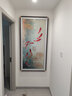 滿(mǎn)繡園九魚(yú)金蓮圖蘇繡成品掛畫(huà)走廊現代新中式玄關(guān)高端刺繡裝飾畫(huà)織錦繡 立體邊框九魚(yú)荷花 160*80 曬單實(shí)拍圖