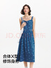 森馬（Semir）牛仔連衣裙女甜酷時尚個性2025夏元氣滿印背帶裙俏皮109325114025 曬單實拍圖