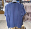 adidas情侶休閑純棉上衣圓領(lǐng)短袖T恤男女夏季阿迪達斯官方輕運動 傳奇墨水藍   L 曬單實拍圖