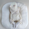 G. DUCKKIDS小黃鴨嬰兒衣服夏季短袖純棉女寶夏裝新薄款公主甜美百天連體哈衣 粉色小花 80cm 80 曬單實(shí)拍圖