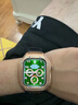 卓米曼適用于蘋(píng)果iwatch9/8/7官款表帶硅膠新款透明不銹鋼腕表配件商務(wù)簡(jiǎn)約金屬改裝男女表帶 玫瑰金+黑色表帶 45mm(S7/8/9系列通用) 曬單實(shí)拍圖