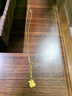 周大福中版十字鏈素鏈足金黃金項鏈(工費:260計價)EOF1133 40cm 足金 約4.85g 曬單實拍圖