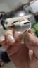 KMaxAI適用airpods pro 2/1代記憶海棉耳帽可替換慢回彈C套 蘋(píng)果真無(wú)線(xiàn)耳機入耳式耳塞套（中號2個(gè)）灰色 曬單實(shí)拍圖