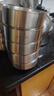 美廚（maxcook）304不銹鋼碗 湯碗雙層隔熱 餐具面碗13CM（6只裝）MCWA612 曬單實(shí)拍圖