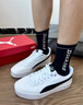 彪馬（PUMA）【小白鞋】增高厚底網(wǎng)球風(fēng)板鞋女復(fù)古休閑鞋 SKYE 374764 白-黑色-02 37.5 曬單實(shí)拍圖