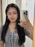 三彩2025春季新款肌理感格紋連衣裙V領收腰A字長裙復古女 黑白格紋 M 160/84A 曬單實拍圖