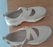 斯凱奇（Skechers）七夕情人節(jié)禮物女鞋夏季厚底漏趾涼鞋百搭外穿沙灘鞋 自然色/NAT 37 曬單實拍圖