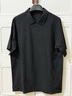 迪桑特（DESCENTE）DUALIS系列都市通勤男士短袖POLO衫 IB-墨黑色 XL (180/100A) 曬單實(shí)拍圖