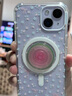 PopSockets【柔軟音樂會·手機(jī)殼】泡泡騷手機(jī)支架氣囊伸縮防摔手機(jī)殼蘋果iPhone 16/15 Pro Max手機(jī)保護(hù)殼 碎花圓舞曲（透殼） iPhone 14 曬單實拍圖