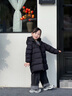 巴拉巴拉balaOne童裝兒童羽絨服男女童秋冬裝中長(cháng)款保暖2025時(shí)尚 黑色90001-白鴨絨 120 （充絨量114g） 曬單實(shí)拍圖