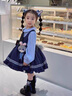 G.DUCKKIDS小黃鴨公主裙女童連衣裙子秋裝瘋狂動物城服裝兒童朱迪尼克洛麗塔 朱迪連衣裙+領(lǐng)帶 110 建議4~5歲【100-110cm】cm 曬單實拍圖